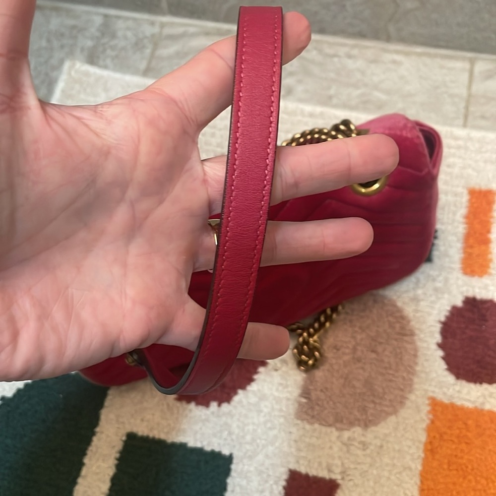 For Baefia! Gucci Marmont pink velvet - Picture 6 of 13